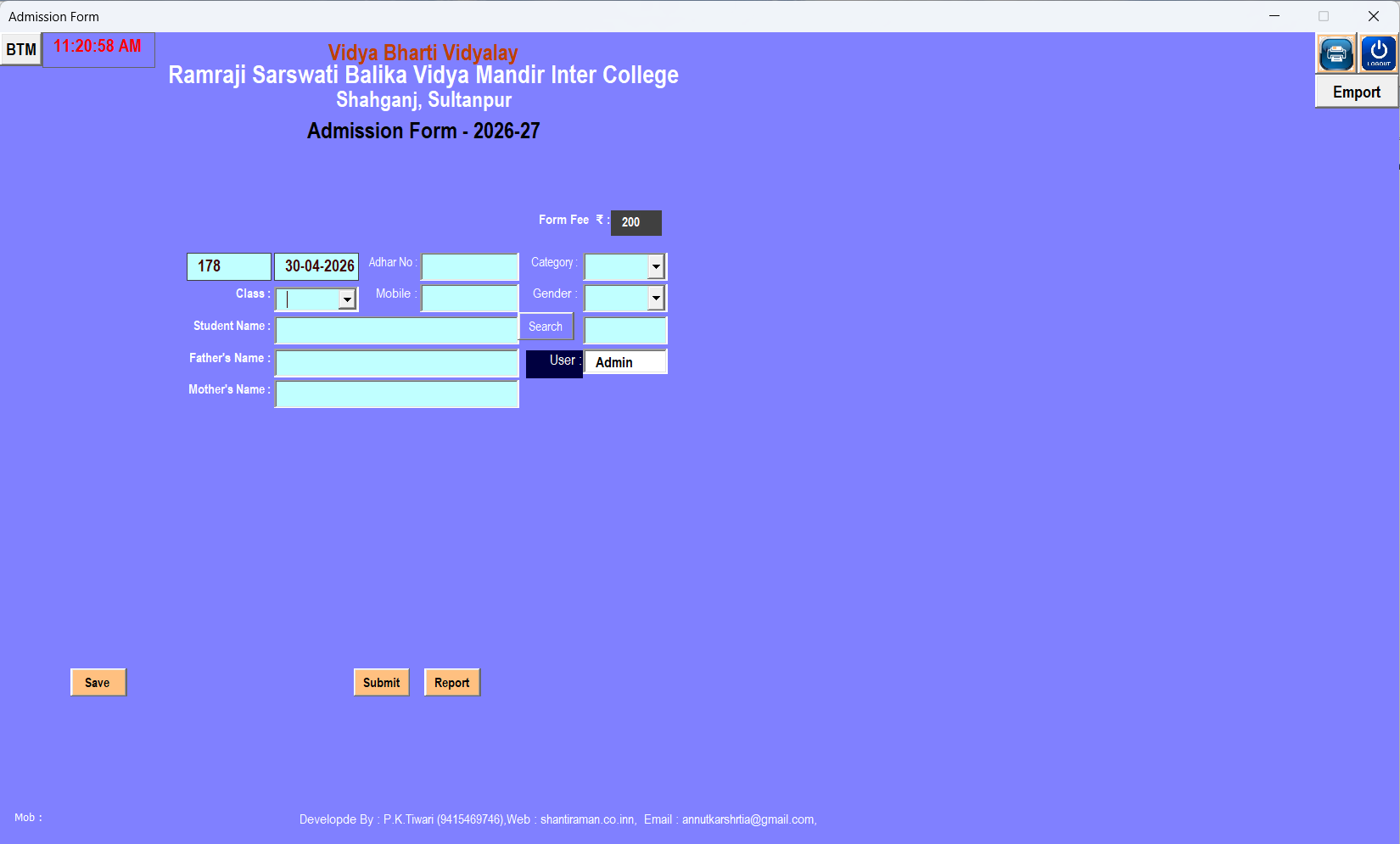 Admission